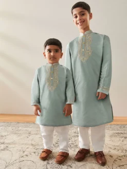 Turqouise blauw - Eid Koerta (3mnd -16jr)