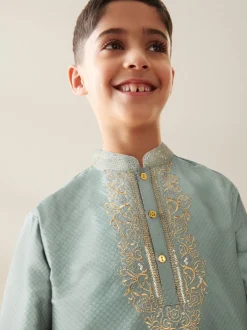 Turqouise blauw - Eid Koerta (3mnd -16jr)