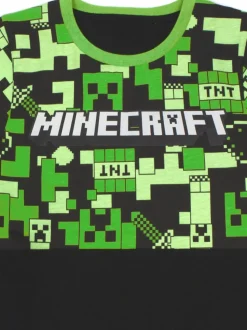 Vanilla Underground Boys Minecraft Short Sleeve Short Leg 100% Cotton Pyjamas Set