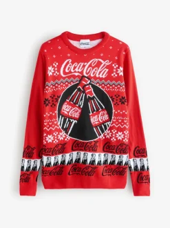 Vanilla Underground Coca Cola Logo Christmas Jumper