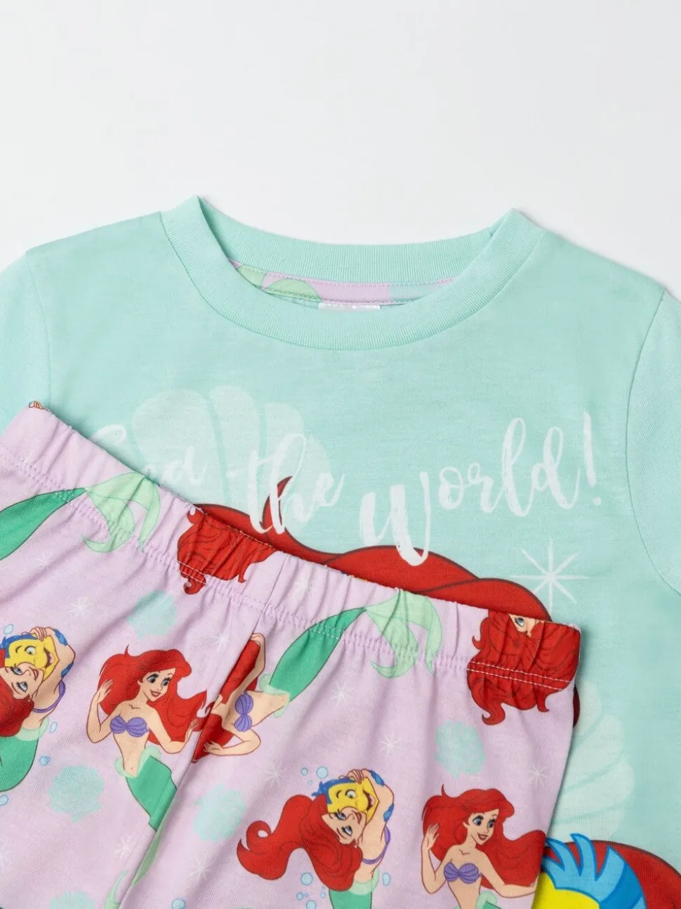 Vanilla Underground Disney The Little Mermaid Long Sleeve Long Leg Pyjamas Set