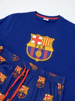 Vanilla Underground FC Barcelon Short Sleeve Long Leg Pyjamas Set