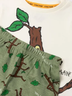 Vanilla Underground Gruffalo & Friends Stickman Long Sleeve Long Leg Pyjamas Set