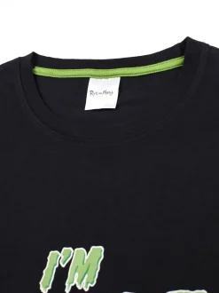 Vanilla Underground herenpyjama met Rick And Morty-print, meerkleurig, korte mouwen, lange pijpen, 100% katoen
