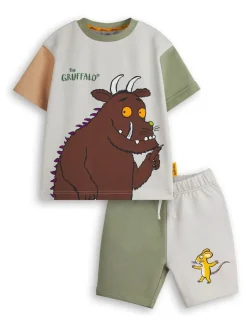 Vanilla Underground jongens Gruffalo sweat 100% katoenen T-shirt en short set