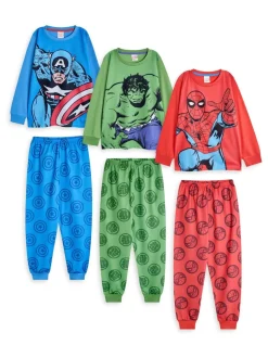 Vanilla Underground Marvel Jongens Pyjama's 3 Pack