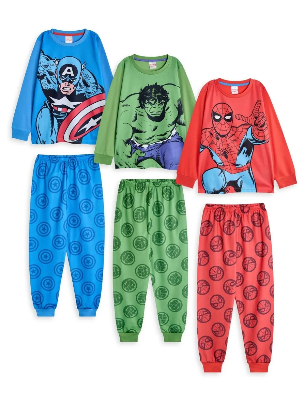 Vanilla Underground Marvel Jongens Pyjama's 3 Pack