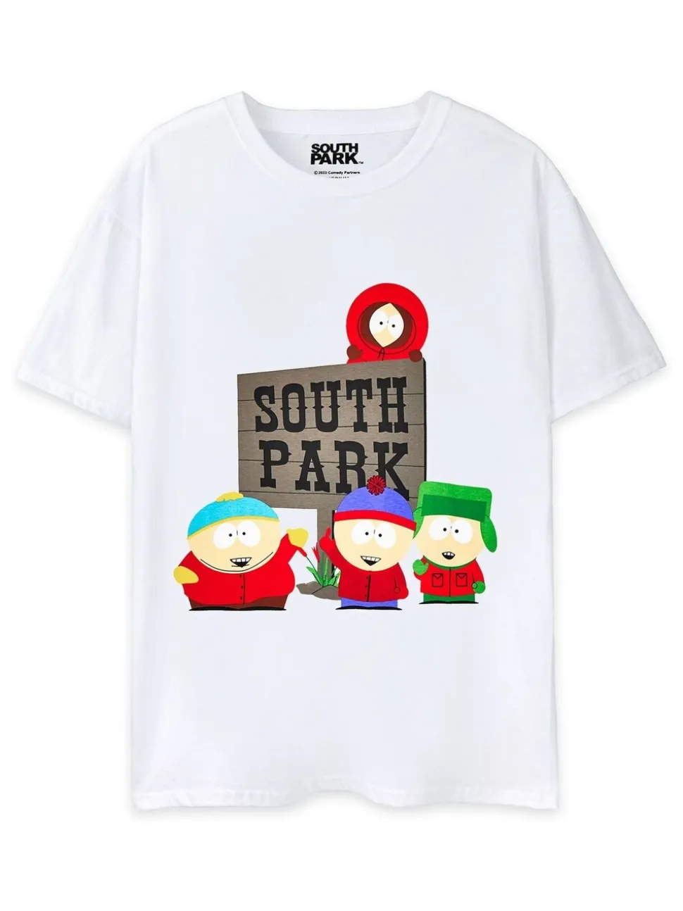 Vanilla Underground Mens White South Park 100% Cotton Licensed Pyjamas