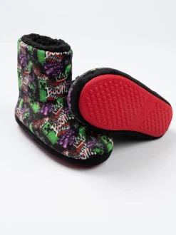 Vanilla Underground Minecraft Slipper Boots