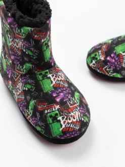 Vanilla Underground Minecraft Slipper Boots