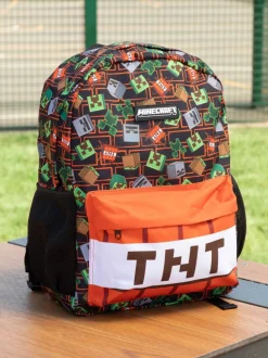 Vanilla Underground Minecraft Backpack Set 3 Piece