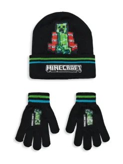 Vanilla Underground Minecraft Muts & Handschoenen Set