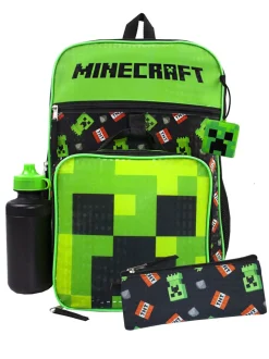 Vanilla Underground Minecraft Backpack Set 5 Piece