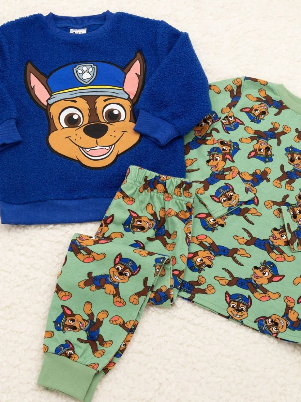 Vanilla Underground Paw Patrol Chase 3 Piece Long Sleeve Leg Pyjamas Set
