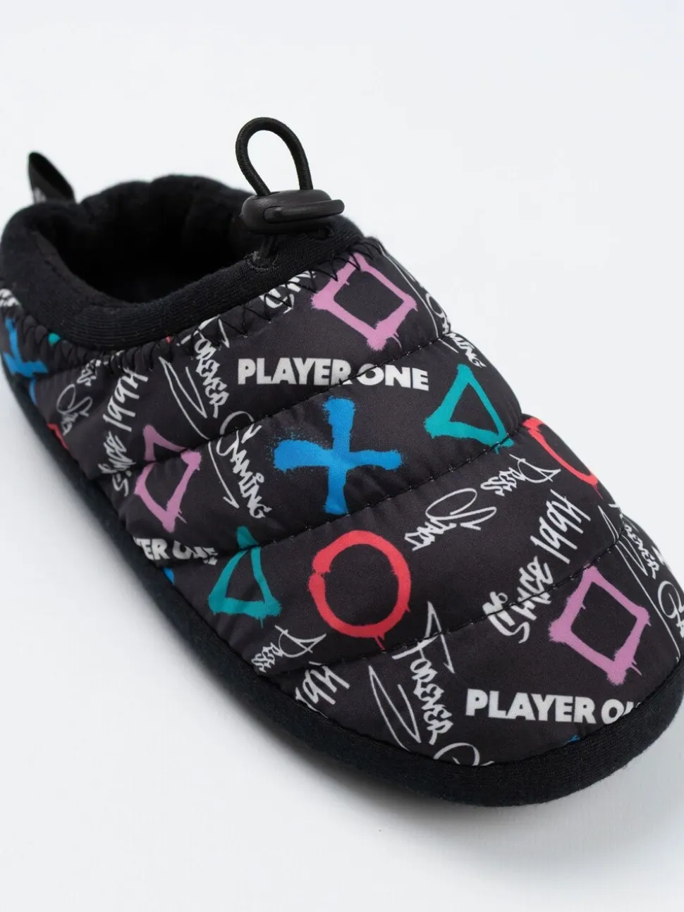 Vanilla Underground PlayStation Controller Symbols Slippers