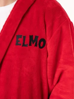 Vanilla Underground Sesame Street Elmo Hooded Bath Robe