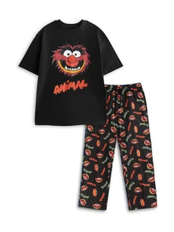 Vanilla Underground Sesame Street The Muppets Animal Short Sleeve Long Leg Pyjamas Set