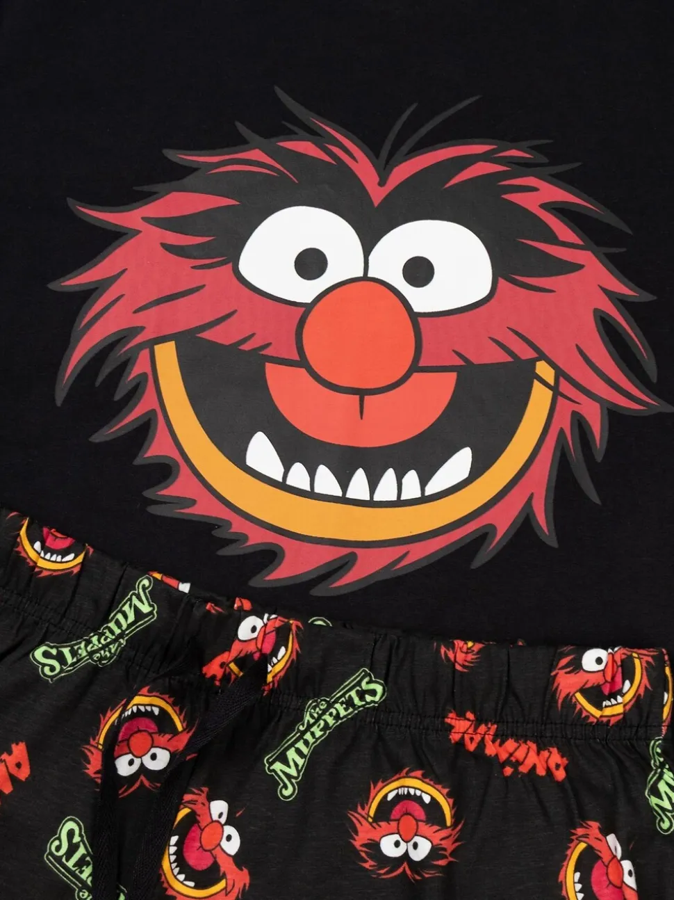 Vanilla Underground Sesame Street The Muppets Animal Short Sleeve Long Leg Pyjamas Set