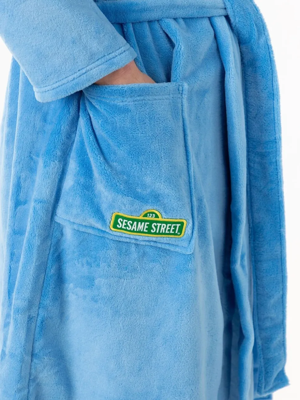 Vanilla Underground Sesame Street Cookie Monster Hooded Bath Robe
