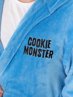 Vanilla Underground Sesame Street Cookie Monster Hooded Bath Robe