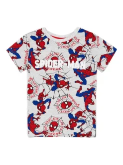 Vanilla Underground shortpyjama met licentieprint in grijs voor jongens