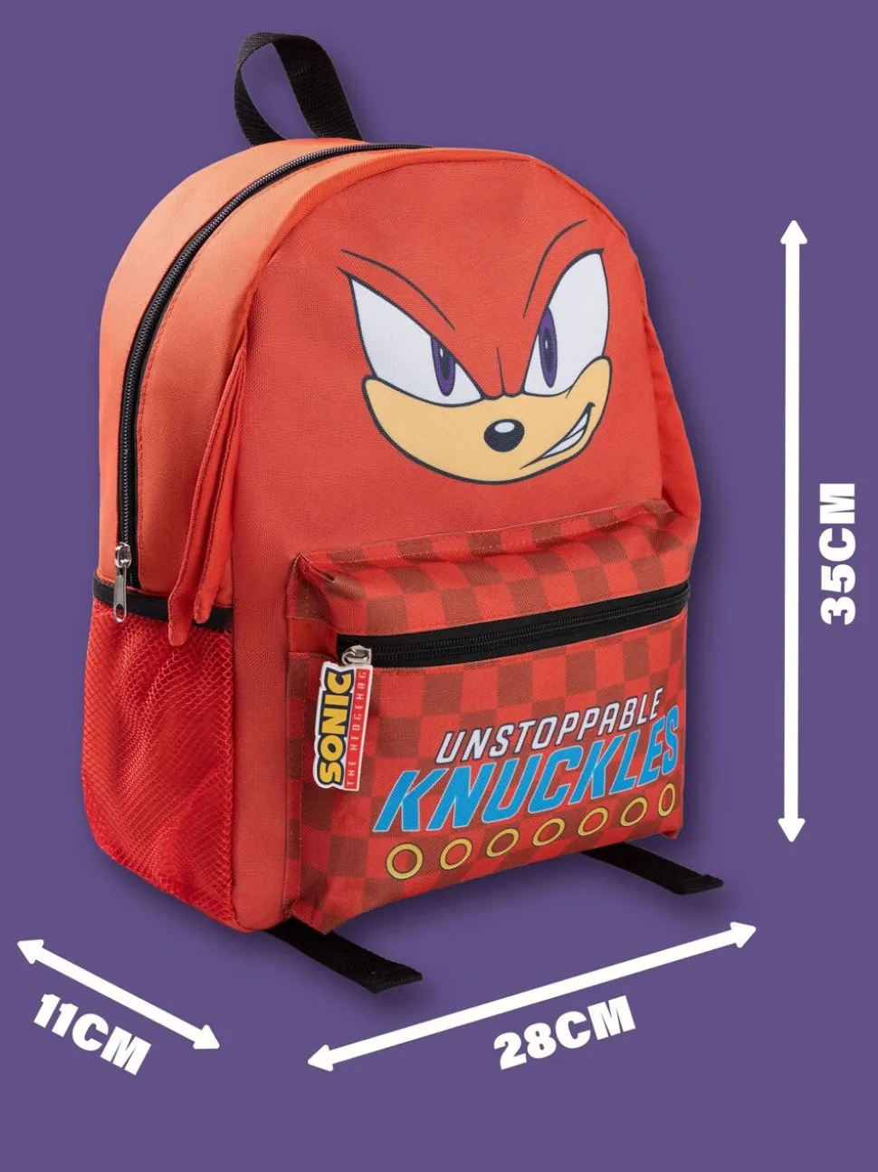 Vanilla Underground Sonic The Hedgehog Knuckles rugzak voor kinderen