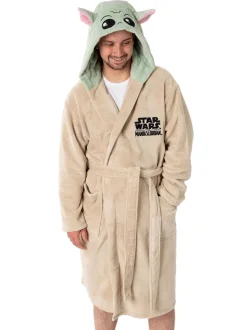 Vanilla Underground Star Wars Grogu Hooded Bath Robe