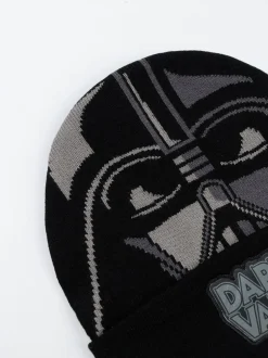 Vanilla Underground Star Wars Boys Black Beanie and Gloves Set