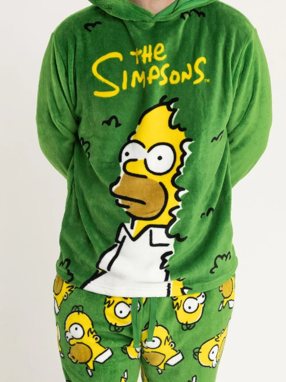 Vanilla Underground The Simpsons Homer Long Sleeve Long Leg Pyjamas Set