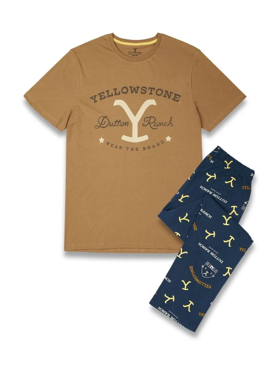 Vanilla Underground Yellowstone Short Sleeve Long Leg Pyjamas Set