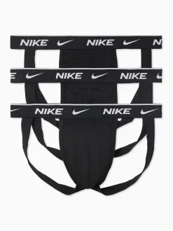 Verpakking van 3 Nike Everyday katoenen stretchy sportondersteuners