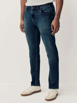 Vintage blauw - Slim Fit - Authentieke stretch denim jeans