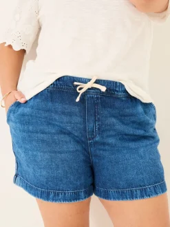 Vintage donkerblauw - FatFace Drawstring Short