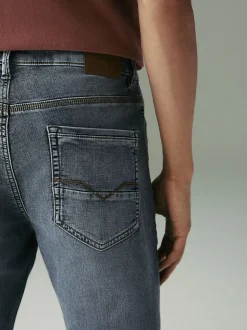 Vintage lichtblauw - Slim Fit - Comfortabele stretchjeans