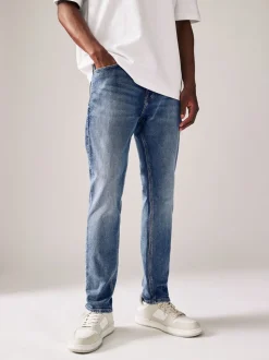 Vintage lichtblauw - Strakke Pasvorm - Comfortabele stretchjeans