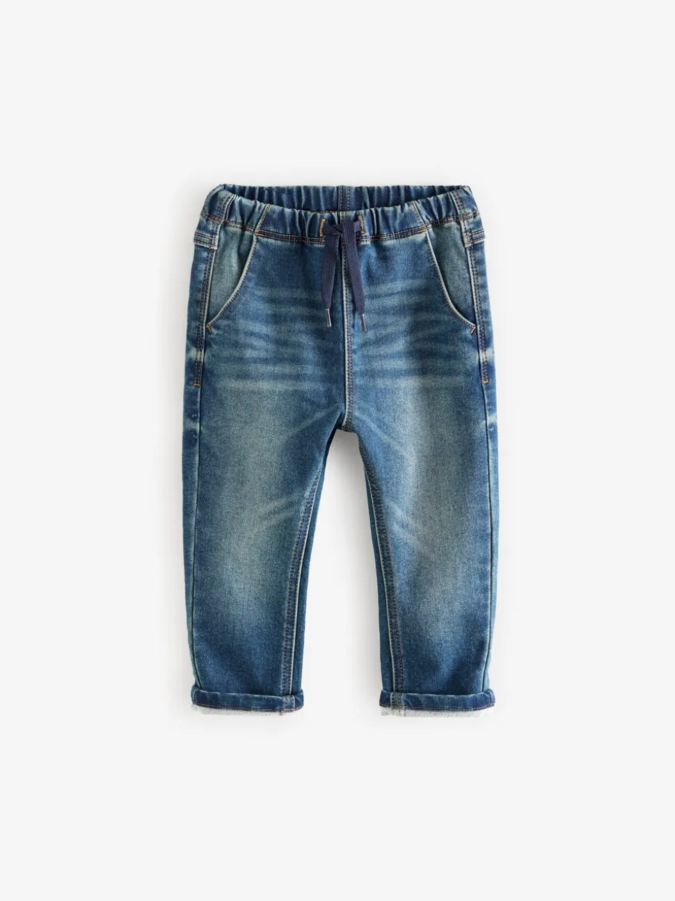 Vintage wassing - Superzachte jeans met stretch en elastische taille (3 mnd-7 jr)