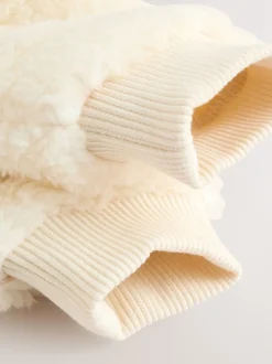 Vlekken - Zwaargewicht fleece babypyjama