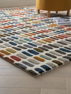 Vloerkleed met schetsmotief