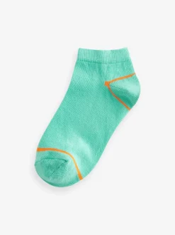 Vrolijke regenboogkleuren - Verpakking van 7 paar sneakersokken met hoog aandeel katoen