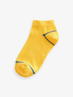 Vrolijke regenboogkleuren - Verpakking van 7 paar sneakersokken met hoog aandeel katoen