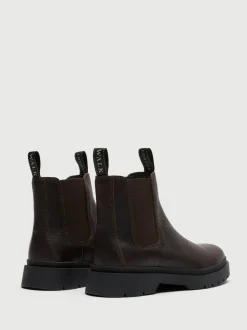Walk London Leather Callum Seam Chelsea Boots