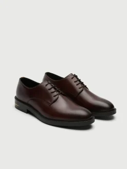 Walk London Leather Oliver Derby Shoes