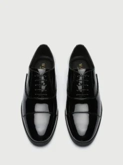 Walk London Patent Oscar Oxford Toe Cap