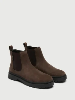 Walk London Suede Callum Chelsea Boots