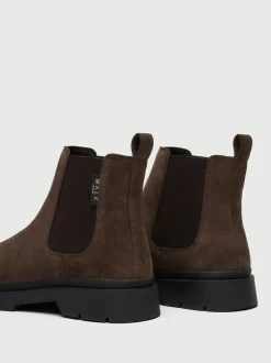 Walk London Suede Callum Chelsea Boots