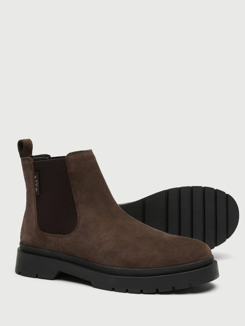 Walk London Suede Callum Chelsea Boots