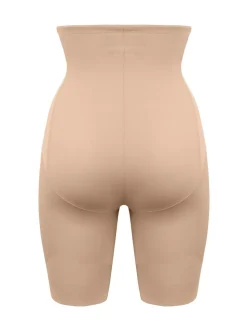 Warm beige - Miraclesuit - Extra krachtig vormgevende short met hoge taille en lange pijpjes