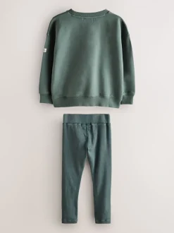 Washed groen - Superdry Leggings Set