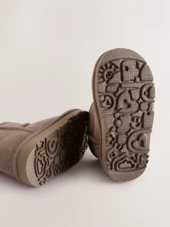 Waterafstotend nertsbruin - Suède instaplaarzen