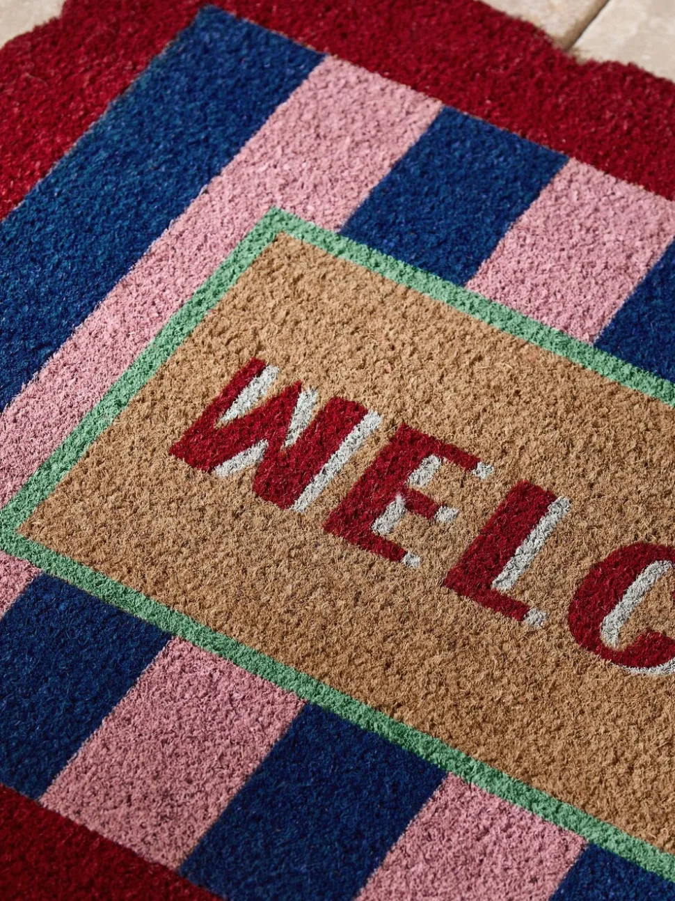 Welcome Scallop Doormat